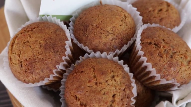 Receta de Cupcakes de zanahoria veganos