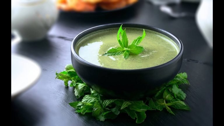 Receta de Chutney de cilantro y menta