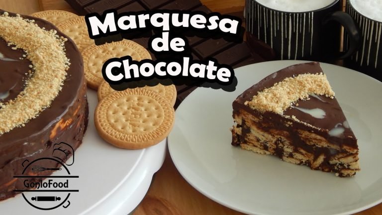 Receta de Marquesa de chocolate con galletas mexicanas