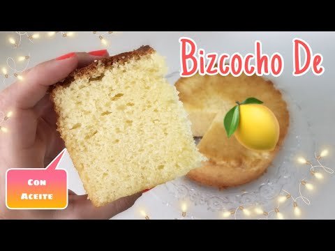 Receta de Bizcocho de limón con leche y aceite