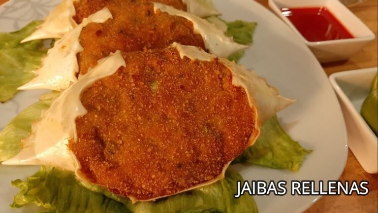 Receta de Jaibas rellenas