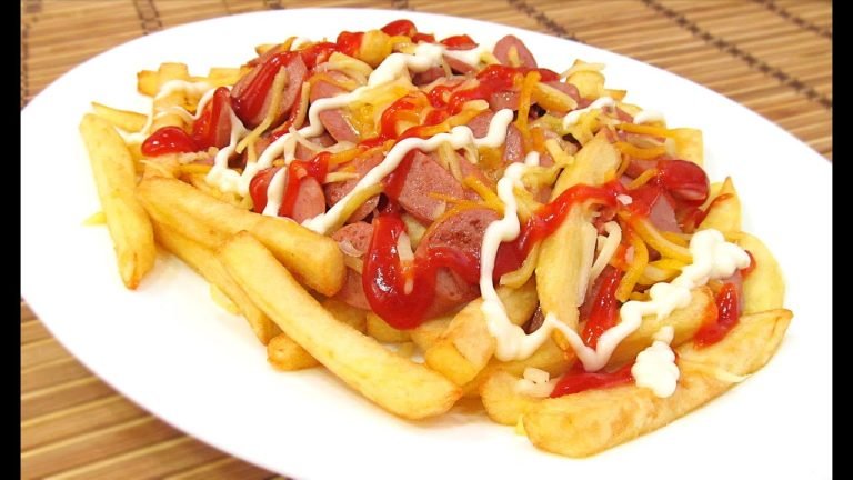 Receta de Salchipapas