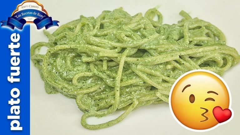 ▷ Receta de Espagueti verde con espinaca | Actualizado junio 2023
