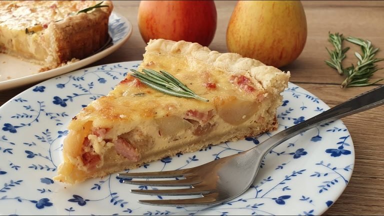Receta de Quiche dulce de manzana