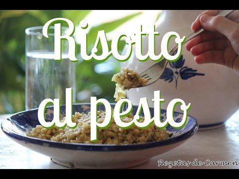 Receta de Risotto al pesto