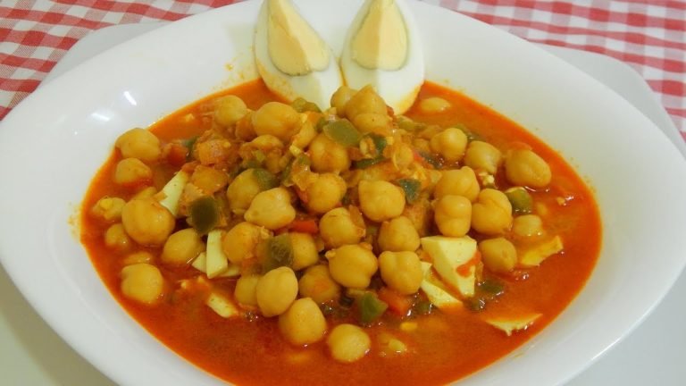 Receta de Garbanzos con atún