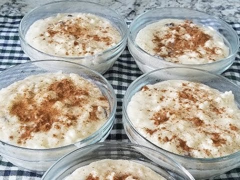 Receta de Arroz con leche y queso crema