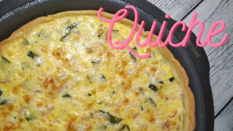 Receta de Quiche de calabacín y jamón York