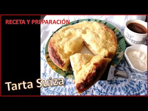 Receta de Tarta suiza