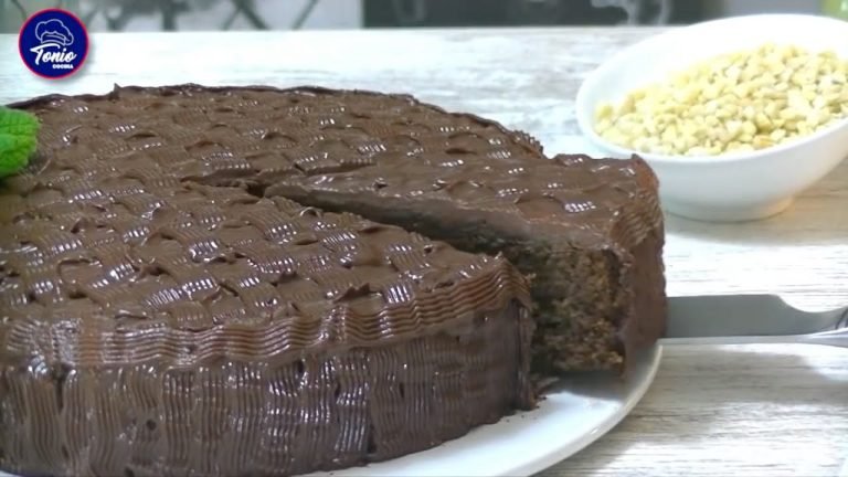 Receta de Tarta de Santiago con chocolate