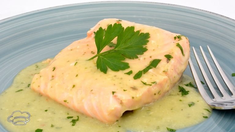 Receta de Salmón en salsa verde