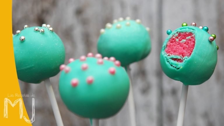 Receta de Cake pops de bizcocho