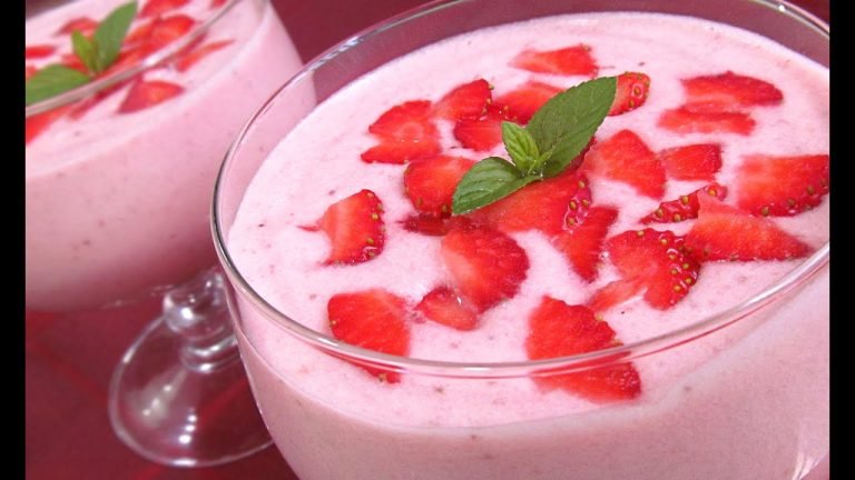 Receta de Mousse de frutillas fácil