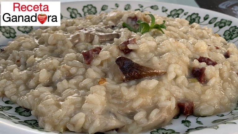 Receta de Risotto de setas y jamón serrano