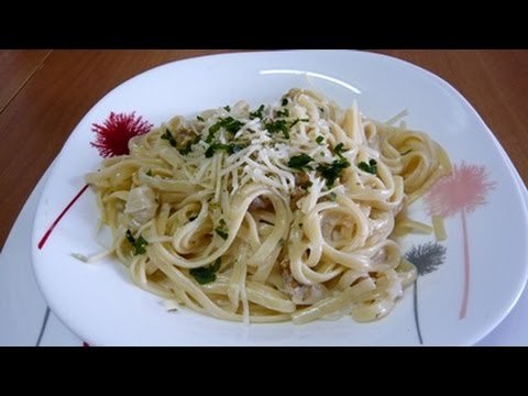 Receta de Tallarines salteados con nueces