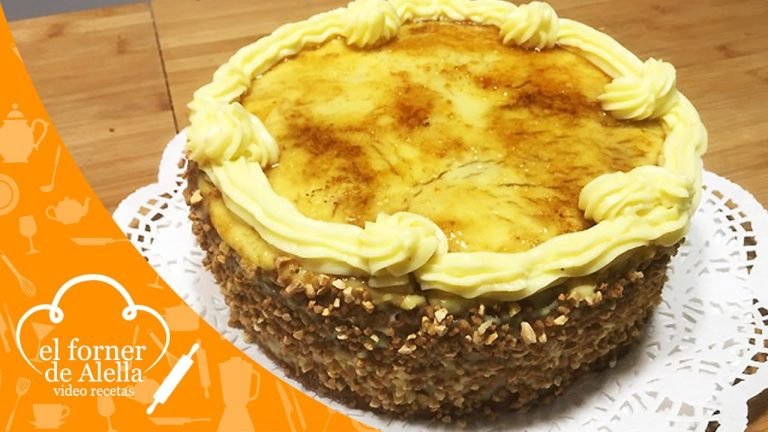 Receta de Tarta de cumpleaños con crema pastelera