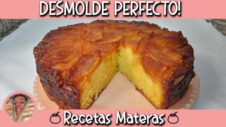 Receta de Torta invertida de manzanas