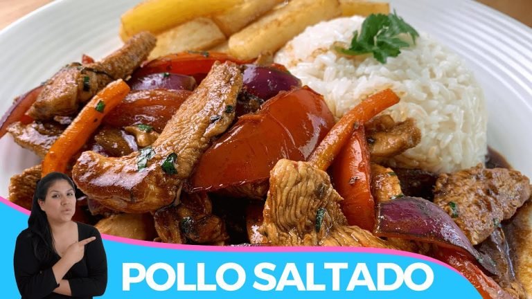 Receta de Lomo saltado de pollo jugoso