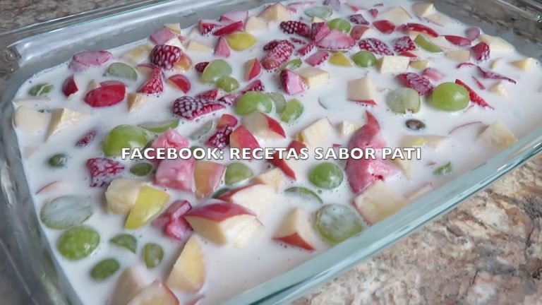 Receta de Postre de frutas naturales