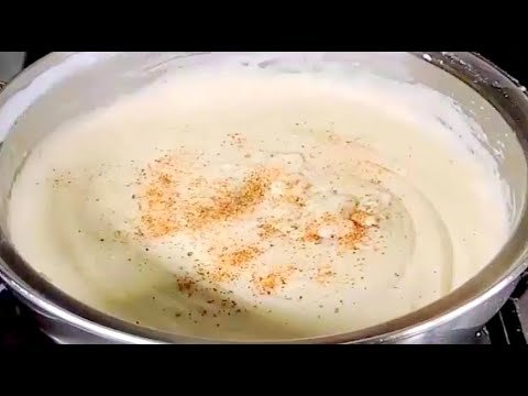 Receta de Salsa bechamel con caldo de pollo