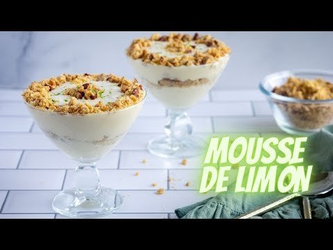 Receta de Mousse crocante de limón