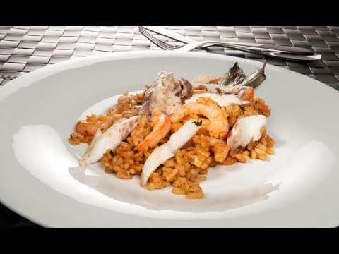 Receta de Arroz con dorada y gambones