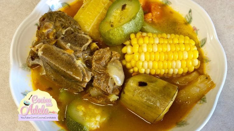 Receta de sopa de res