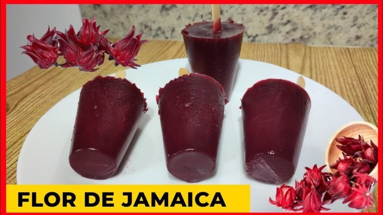 Receta de Paleta helada de jamaica