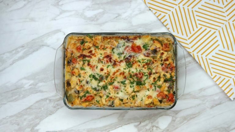 Receta de Lasaña cremosa de pollo