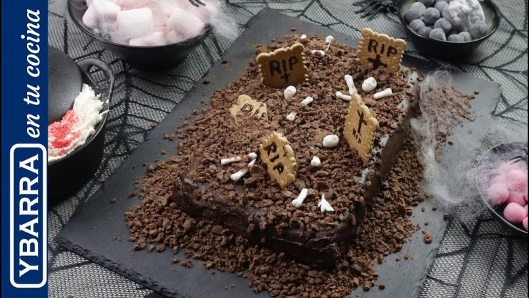 Receta de Tarta cementerio para Halloween