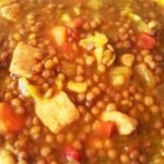 Receta de Garbanzos con chorizo y bacon