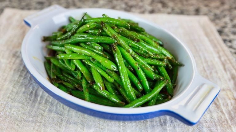 Receta de Judías verdes con jengibre