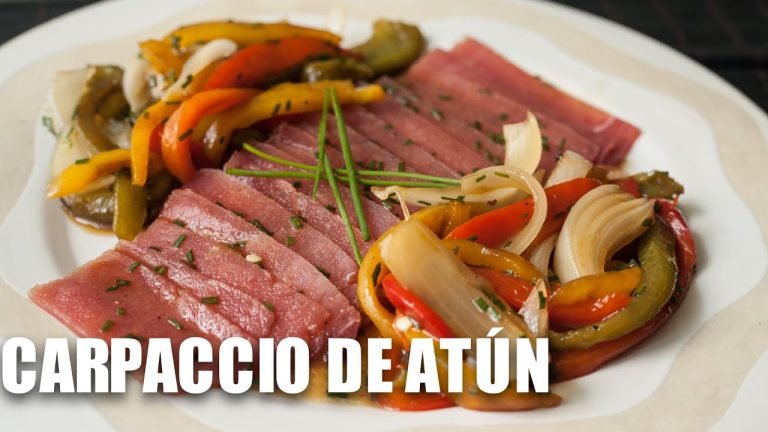 Receta de Carpaccio de atún fresco