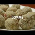 Receta de Rel&aacute;mpagos con crema de pl&aacute;tano asado
