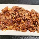 Receta de Costillas en salsa con patatas fritas