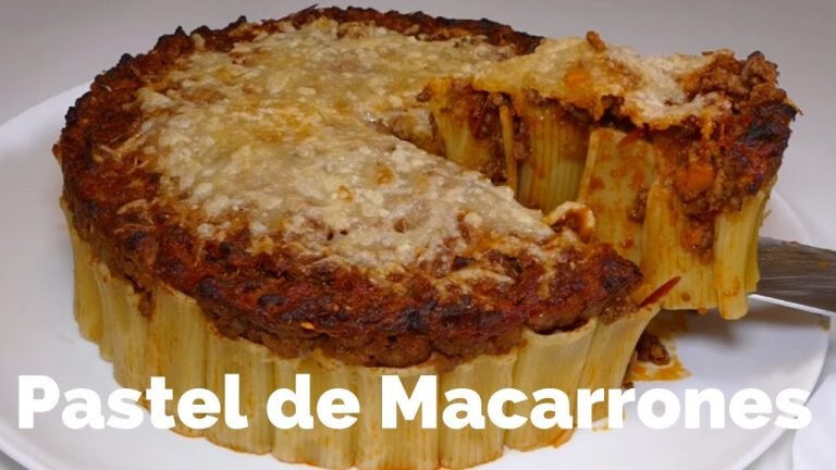 ▷ Receta de Pastel de macarrones | Actualizado junio 2023