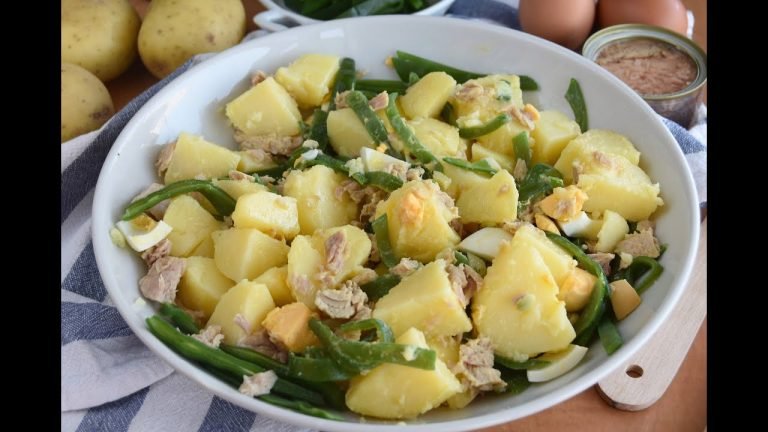 Receta de Ensalada de patatas y judías blancas