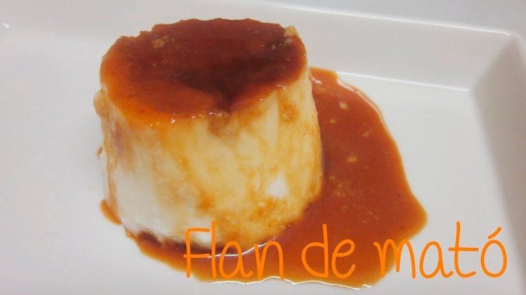 Receta de Flan de mató