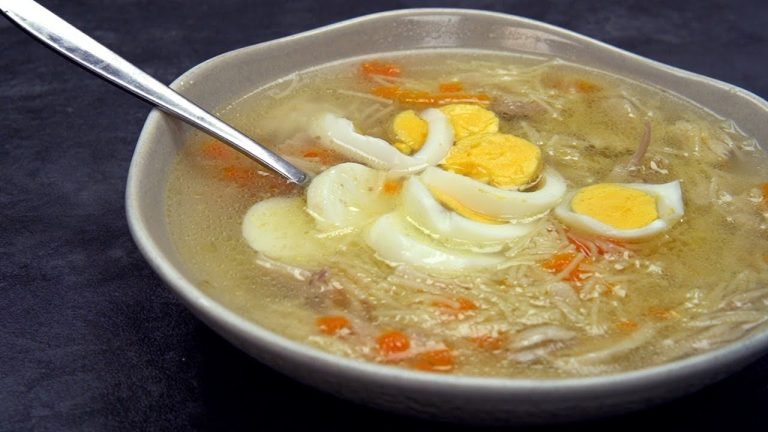 Receta de Sopa de ave fácil