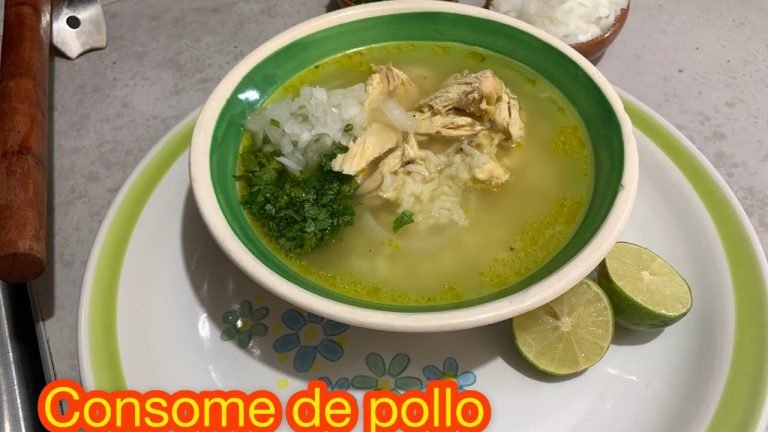 Receta de Consomé de Pollo