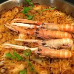 Receta de Fideos de arroz con pollo