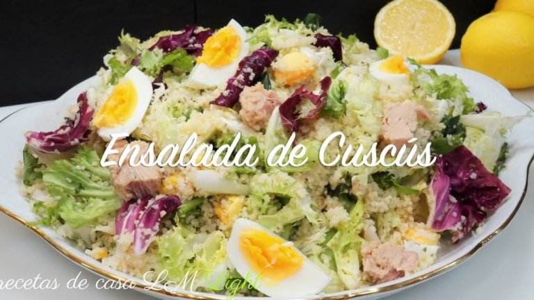 Receta de Ensalada de cuscús y aguacate