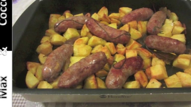 Receta de Salchichas al horno con patatas