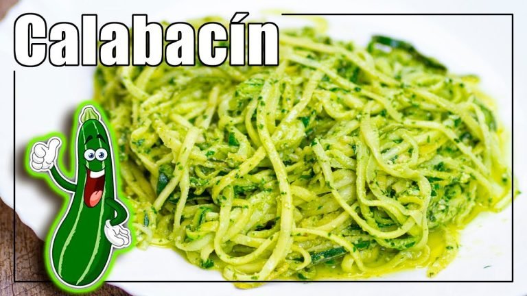 Receta de Espaguetis con calabacin