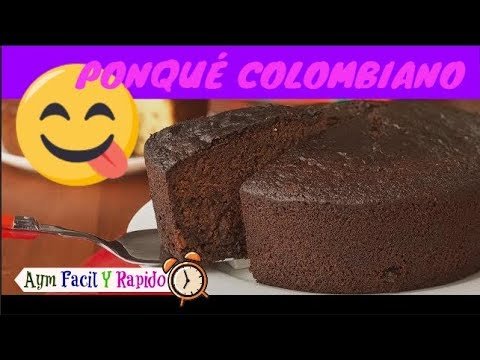 Receta de Ponque negro colombiano
