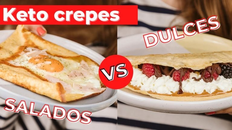 Receta de Crepes keto