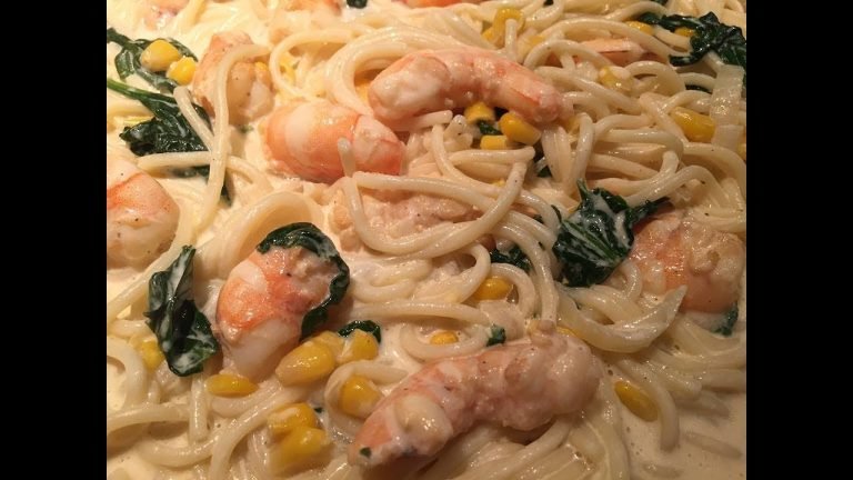 ▷ Receta de Espaguetis con camarones y crema | Actualizado mayo 2023