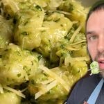 Receta de Tallarines mar y monte con nata.