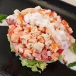 Receta de Ensalada de langostinos y fresas