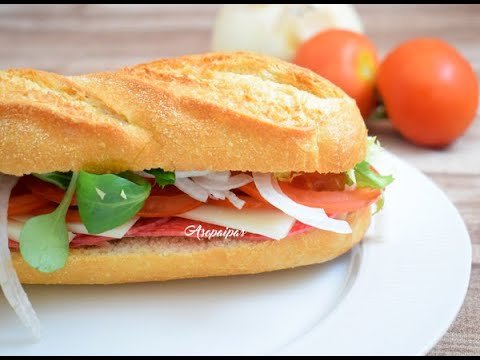 Receta de Bocadillo italiano